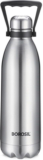 BOROSIL 1800ml Bolt 24 Hours Hot and Cold, Double Wall Vaccum Insulated Flask Bottle 1800 ml Steel Bottle(Pack of 1, Steel/Chrome)