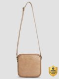 Caprese Zenith Sling Medium Dusky Pink Bag for Women Sling Bag(Brown, 2 L)