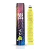 Vector X Premium Fast, Stable & Steady Flight Badminton Shuttlecock|Lightweight & Durable Nylon Shuttle with EVA Cork Base|Ideal for Daily Court Practice & Training (Pack of 10) (SC-110-NYLON-10PC)