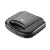 Prestige PGMFB 800 Watt Grill Sandwich Toaster with Fixed Grill Plates, Black