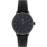 adidas Men Silicone Originals Analog Black Dial Watch-Aosy22020, Band Color-Black