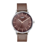 Sonata Poze 6 Strokes and Stroll Quartz Brown Round Dial Men’s Watch | Leather Strap Material | Watches for Men Analog – SP70076SL01
