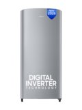 Samsung 183 L Direct Cool Single Door 2 Star Refrigerator  with Digital Inverter, Single Touch Defrost, 2026 Model(Gray Silver, RR19H20C2GS/NL)
