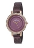 Daniel Klein Analog Maroon Dial Women Watch -Dk11699-7 (Brown, Metal)