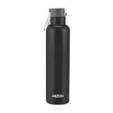 Milton Felice 1000 Thermosteel Water Bottle 880 ml, 24 Hr Hot and Cold I Leak Proof Lid, ISI Certified I Vacuum Insulated I for Office, Gym, School I Black
