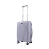 V-Lite Galaxy 20″/ 56 cms Cabin Hardside Trolley Bag for Travel, Light Grey Carry-On Spinner Luggage for Men & Women