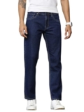 Thomas Scott Men’s | Smart | Mid-Rise | Relaxed Fit | 100% Cotton | 5 Pockets | Clean Look | Non Stretchable | Jeans (TSJ210_Midblue_30)