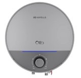 Havells Otto 10 Litre Storage Water Heater(Geyser)|Temp. Sensing LED Indicator| Anti Rust Tank, 5 Star|Warranty: 7 Year on Tank| Free Installation With Shock Safe Plug & Flexi Pipe (Silver Grey)