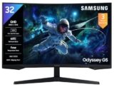 Samsung 32″ (80cm) Odyssey G5 2K Curved Gaming Monitor|QHD 2560 X 1440|1000R Curved|165Hz|1ms(MPRT)|300nits|Ports-HDMI,DP,Headphone|DP Cable|HDR10|FreeSync|LS32CG550EWXXL|Black