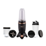 Pigeon By Stovekraft Nutri Mixer | Grinder Juicer Blender Smoothie Maker All-in-1 Machine | 400 Watt | 3 Jars- Multiuse Jar 500ml, Dry Grind 300ml, 1 Sipper, 1 Cap, 1 Strainer |2 Blades|1Year Warranty