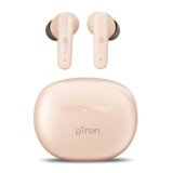 pTron Bassbuds Astra in-Ear TWS Earbuds w/Stereo Sound, 50Hrs Playtime, Stereo Calls, Custom EQ, Mobile App, BTv5.3 Headphones, Touch Control, Voice Assistant, Type C Charging & IPX4 (Brown)