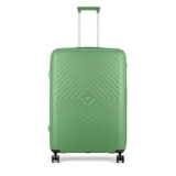 VIP Quad Pro Check-in 75 Cm 8 Spinner Wheels Trolley Bags for Travel, Hard Case Lightweight Bag with TSA Lock, Anti-Theft Zipper & Premium Interiors (Green) (Large)