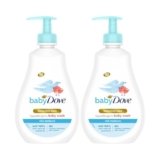 Baby Dove Rich Moisture Hair to Toe Baby Wash, No Tears Body Wash for Baby’s Soft Skin – Hypoallergenic, No Sulphates, No Parabens, 400 ml each (Pack of 2)