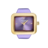 Sonata Poze 7 Analog Purple Dial Golds heet Metal Ring Strap Watch for Women – SP80143KM03W