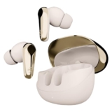 ZEBRONICS Monk+, in-Ear, Noise Cancellation Earbuds, Upto 25 Hours Backup, ANC, Flash Connect, ENC, Gaming Mode, Voice Assistant, Bluetooth v5.4, Touch Control (White)