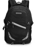 PROVOGUE Spacy unisex with rain cover and reflective strip 35 L Laptop Backpack(Black)