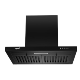 Livpure Shield 60 cm 1100m3/hr T-Shape Baffle Filter Kitchen Chimney | Power Saving LED | Motor Power 200W | 6 Years Warranty On Motor (1 Year Comprehensive) by Livpure | Push Button, Black