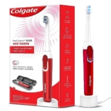 Colgate Proclinical 500R Whitening Rechargeable Sonic Toothbrush, Electric Toothbrush with Soft & Spiral Bristles, Dual-Brushing Mode (With Replaceable Brush Head, Charger, and Travel Case Included)