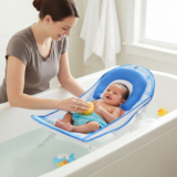 LITTLE RIDES Baby Bather for Newborns and Toddlers Stylish Baby Bath Seat and Bath Tub Baby Bath Seat(Blue)
