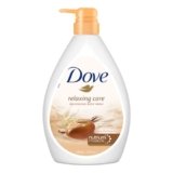 Dove Relaxing Shea Butter Body Wash with Vanilla for Soft Skin, Soothing Scent, 1L