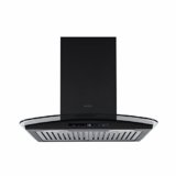 Elica 60cm 2500 Motor RPM iSMART 5 STAR Performance BLDC Kitchen Chimney with Inverter Technology and 15 Years Warranty | iSMART GLACE TRIM BF LTW 60 NERO