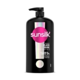 Sunsilk Stunning Black Shine Shampoo 1 L|| With Amla + Oil & Pearl Protein|| Gives Shiny|| Moisturised and Fuller Hair – Paraben Free