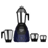 Crompton DuroElite 1000 watts 4 jar | Mixer Grinder | 100% copper motor | Ball bearing | Metal jar base | LED speed indicator | Lid lock design | Black and Blue