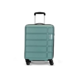 Kamiliant by American Tourister Small Harrier Edge 8W 56 Cms Cabin (PP) Hard Sided 8 Wheels Spinner Luggage/Suitcase/Trolley Bag (Slate Grey) (Double Wheel)