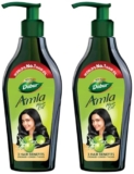 Dabur Amla Hair Oil – 1100ml (550ml x 2) | For Strong, Long and Thick hair | Nourishes Scalp | Controls Hair Fall, Strengthens Hair & Promotes Hair Growth