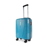 Aristocrat Cabin Airpro 55 Cm(Small) Polypropylene 360 Degree 8 Wheels Trolley Bag for Travel Hard Case Luggage, Lightweight with Combination Lock & Robust Trolley with 3 Years Warranty (Teal Blue)