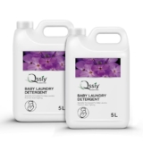 Qssiy Hypoallergenic Baby Laundry Detergent 10L – Gentle Newborn Stain Remover, French Lavender Fragrance