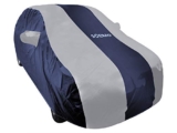 Amazon Brand – Solimo Cover for Maruti Dzire (Dark Blue & Silver)
