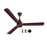 Crompton Energion Hyperjet Smart 1200mm BLDC Ceiling Fan | Wi-Fi, Bluetooth & Remote | Alexa & Ok Google | BEE 5 Star Energy Rated | High Air Delivery | 2 Year Manufacturer Warranty | Brown