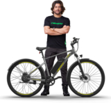 EMotorad X1 Grey 27.5 inches Single Speed Lithium-ion (Li-ion) Electric Cycle