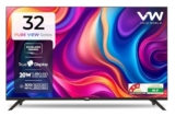 VW 80 cm (32 inches) Frameless Series HD Ready LED TV VW32A (Black)