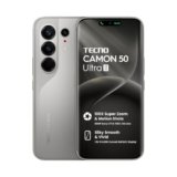 Tecno CAMON 50 Ultra 5G (Nebula Titanium, 8GB+256GB | 100X Super Zoom & Motion Shots 50MP Sony LYTIA 700C OIS Lens | Silky Smooth & Vivid 1.5K ProXDR Curved AMOLED | Slim & Powerful 7.75mm Slim)