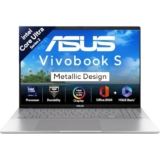 ASUS Vivobook S16,Intel Core Ultra 5 225H,AI PC(Intel Arc iGPU/16GB RAM/512GB SSD/FHD/16/60Hz/Backlit Keyboard/70Whr/Windows 11/M365 Basic(1Year)*/Office Home 2024/Cool Silver/1.7 Kg) S3607CA-SH071WS