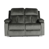 Wakefit Recliner | 3 Years Warranty | Velvet Fabric Manual Recliner Sofa 2 Seater | Recliner Chair | Stargazer – Tuscan Tan