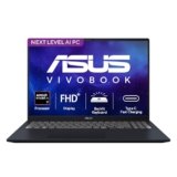 ASUS Vivobook 16 (2026), AMD Ryzen AI 7 445, AMD Radeon iGPU, 16GB RAM, 512GB SSD, FHD+, 16″, (40 cm), Windows 11, M365 Basic(1 Year)* Office 2024, Quiet Blue, 1.88 kg, M1607GA-MB030WS, Co-Pilot+ PC