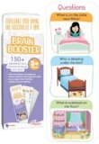 popcorn Games & Puzzles Brain Booster Who, What, Where?|150+ Visual Question| Early Learning Cards for Cognitive Skills |Interactive Q&A for 2+ Years Kids Children | Gifting