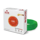 Polycab OPTIMA+ 0.75sqmm 90M coil | Flame Retardant | Lead free | 99.97% high purity copper | Rodent protection | PVC insulated housewire [Green]