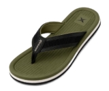 Kraasa DailyStep Men’s Diabetic Footwear | Doctor Inspired | Wide Toe Box | Orthopedic Flip Flop | Pressure-Relief Cushion | Anti-Skid Waterproof EVA Slipper for Men Olive UK 8