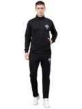 FCK Gold Men’s Winter Fleece Tracksuit | Zip-Up Sweatshirt & Track Pants, Soft Fleece Fabric, Warm 2-Piece Sportswear for Gym, Streetwear & Casual Wear |FTS-67, Size-2XL