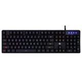 HP K300 Wired Gaming Keyboard, Backlit Membrane with Mixed Color Lighting, 4 LED Indicators, Matte Finish Double Injection Key Caps and Windows Lock Key / 3 Years Warranty(4QM95AA)