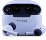 TRIGGR COSMOS with Textured Design, Dual Pairing, 50H Battery, 13mm Drivers, BT v5.3 Bluetooth(Onyx Lilac, True Wireless)