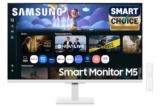 Samsung 32″ (80cm) M5 Smart Monitor with Smart TV Experience (Smartchoice) |FHD 1920 x 1080|Screen Mirroring TV Plus|Speakers|Adaptive Sound|Wi-Fi|HDMI|Bluetooth|LS32FM501EWXXL|White