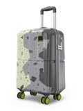Safari Tazzo 8 Wheels 55cm Cabin Size Trolley Bag, Hard Case Polycarbonate, 360º Wheeling Small Carry-on Luggage, Suitcase for Travel, Trolley Bags for Travel, Printed