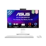 ASUS V470 (2026),i5-14th Gen,Intel Core 5 210H,Intel iGPU,16GB/1TB,FHD,27″(68.58 cm),Windows 11,M365 Basic(1Y),Office 24,White,7.07 Kg,V470VA-KWC5004WS,with Wireless Keyboard & Mouse,All in One PC