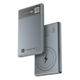 Portronics Magclick 5k 5000mAh Slim Magnetic Fast Charging Wireless Powerbank with 20W Wired Output, 15W Wireless Output,Best for iPhone 12 & Above, Android & Other Qi Enabled Devices + Magnetic Ring