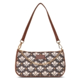 ZOUK Baguette Bag | Crossbody Bags for Women | Women’s Handbags | Stylish Sling Bag for Woman | Vegan Leather Evening Bag | Travel & Office Use | Purse and Wallet | Bidri Kaiser Print